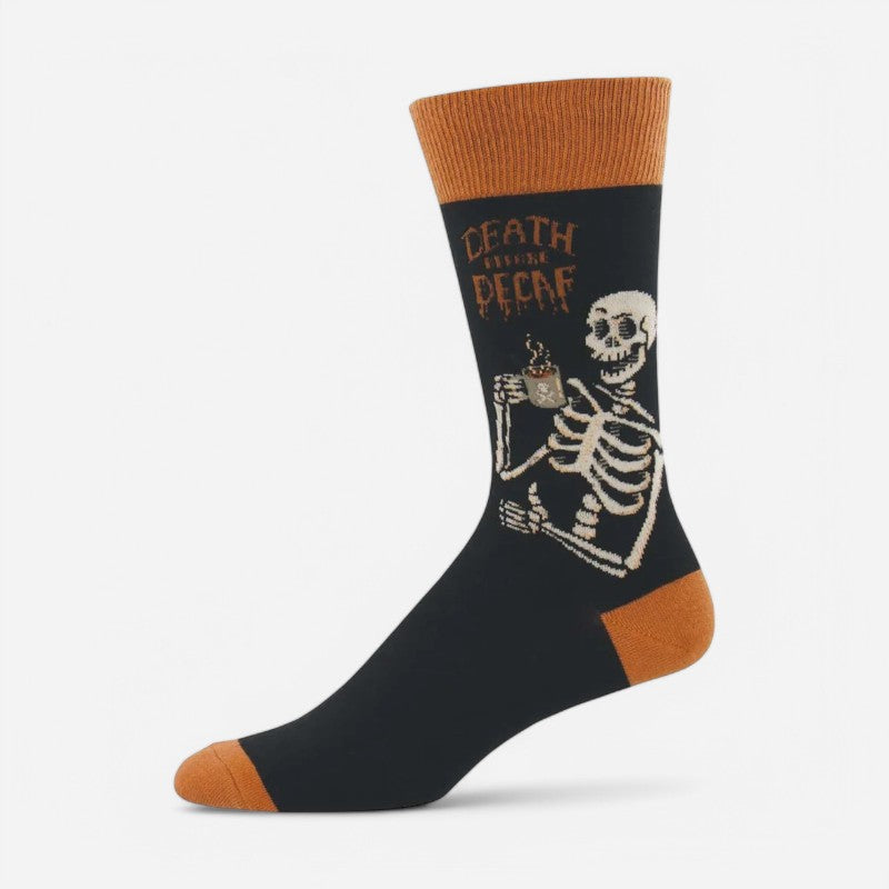 Men's Death Before Decaf Black