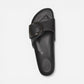Madrid Eva Big Buckle Black Narrow