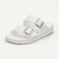 Arizona Eva Stealth Buckle White Narrow