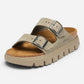 Arizona Chunky Taupe Suede Suede Leather Taupe Sole Narrow
