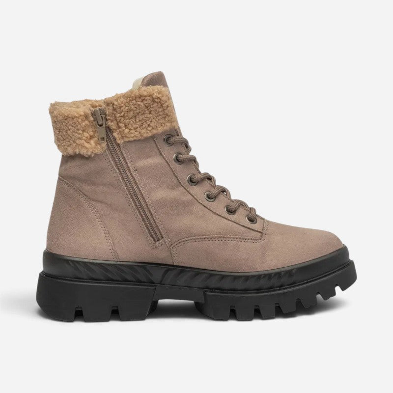 Mist Cashmere Hydro Microsuede/Faux Fur