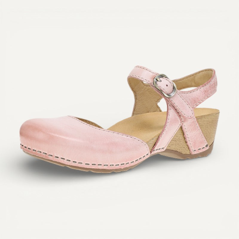 Tiffani Pink Milled Leather