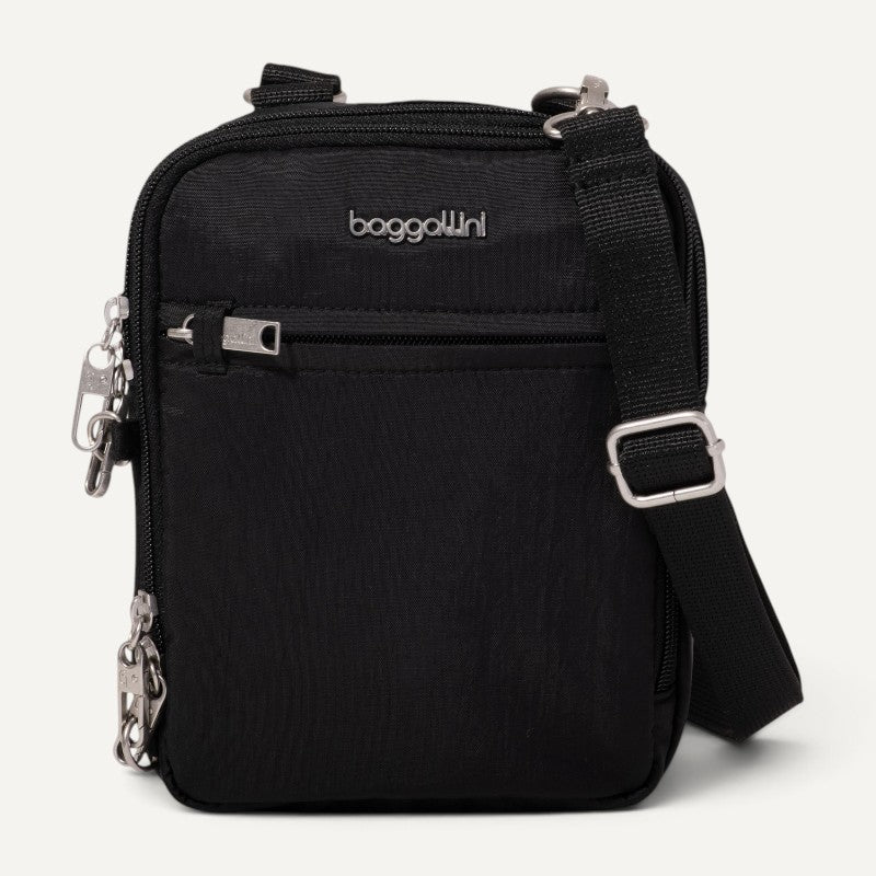Securtex Anti-Theft Mini Everything Crossbody Black