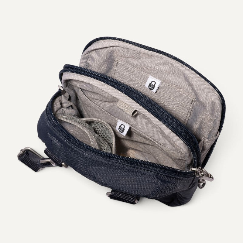 Securtex Anti-Theft Mini Everything Crossbody French Navy