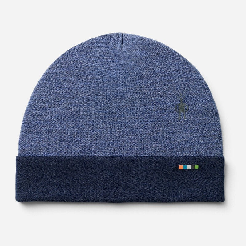Thermal Merino Reversible Cuffed Beanie Nightfall Blue/Deep Navy