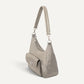 Coastal Flip Lock Half Moon Bag Sterling Shimmer