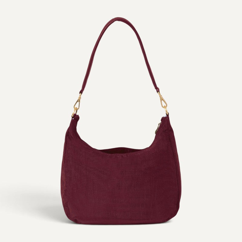 Coastal Flip Lock Half Moon Bag Jam With Gold Hardware