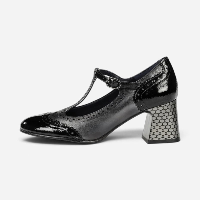 Dacy T-Strap Black/Anthracite