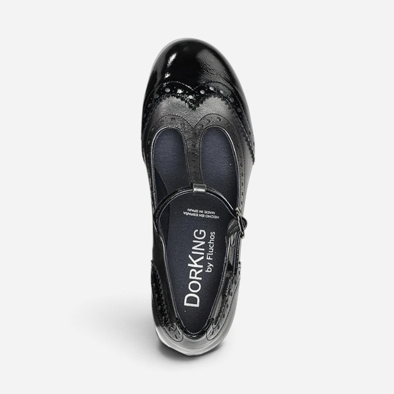 Dacy T-Strap Black/Anthracite
