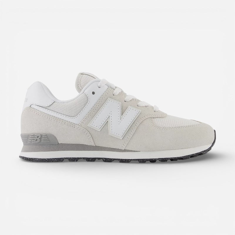 Kid's 574 Core Grey With White