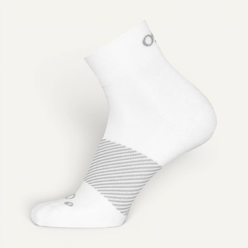 Wicked Comfort 1/4 Crew Sock White