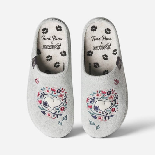 Snoopy Slipper Cameo Aqua
