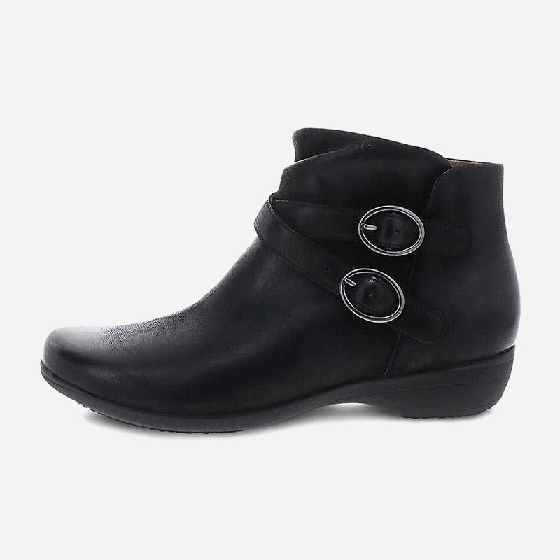 Faithe Black Burnished Nubuck