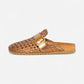Woven Clog Bronze