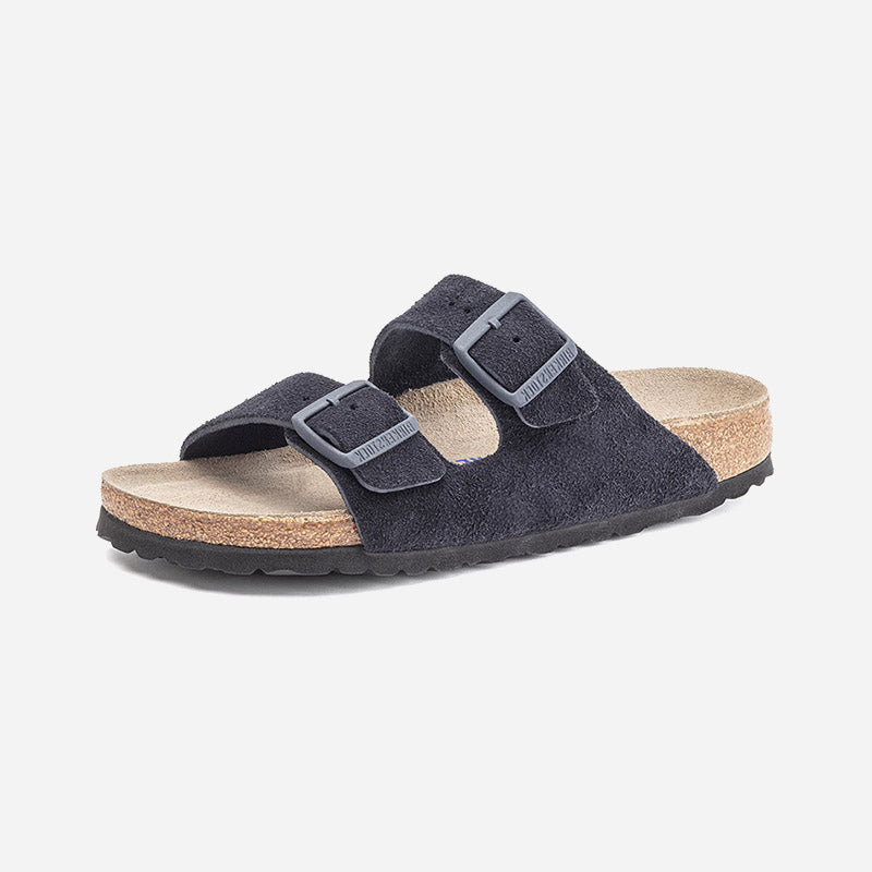 Arizona Soft Footbed Midnight Suede Leather Narrow