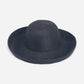 Tropical Classic Sewn Hat Paper Braid W/Self Trim Black