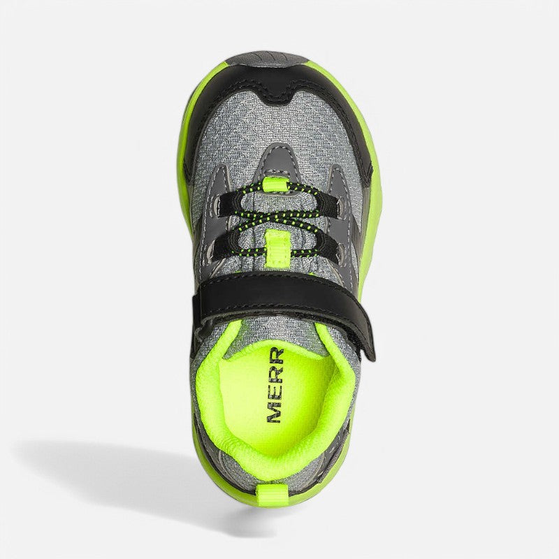 Kid's Moab Speed 2 Low A/C Waterproof Grey/Black/Citron