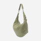 Rhea Slouchy Crescent Shoulder Crossbody Bag Sage
