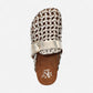 Woven Clog Pewter Silver