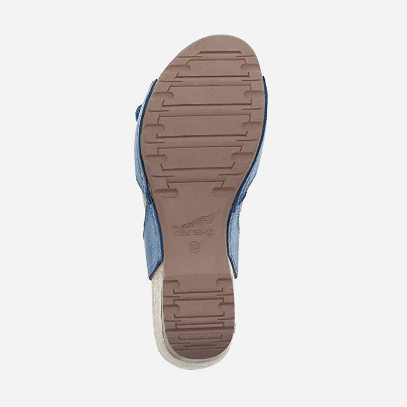 Tricia Blue Milled Burnished