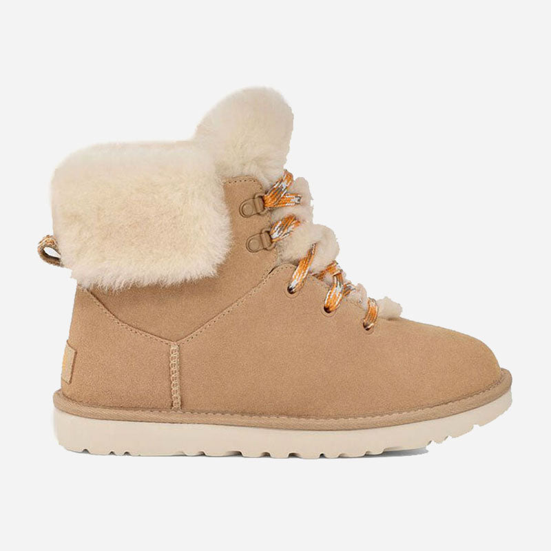 Classic Mini Alpine Lace Fashion Boot Sand