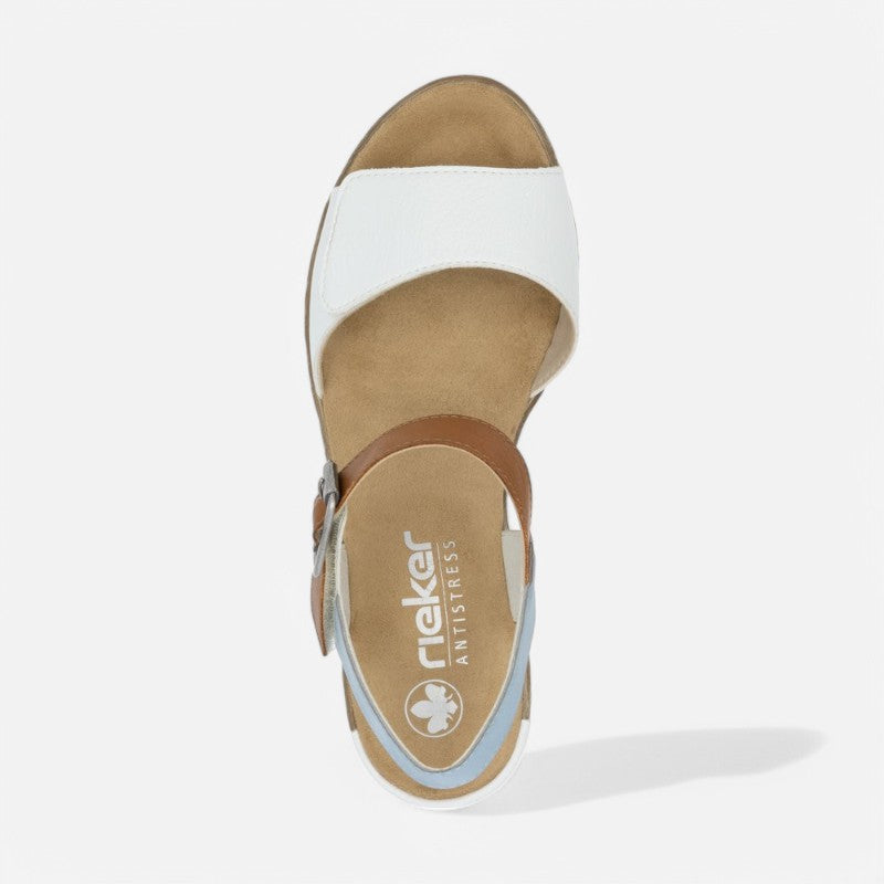 Fanni 60 White/Tan/Sky