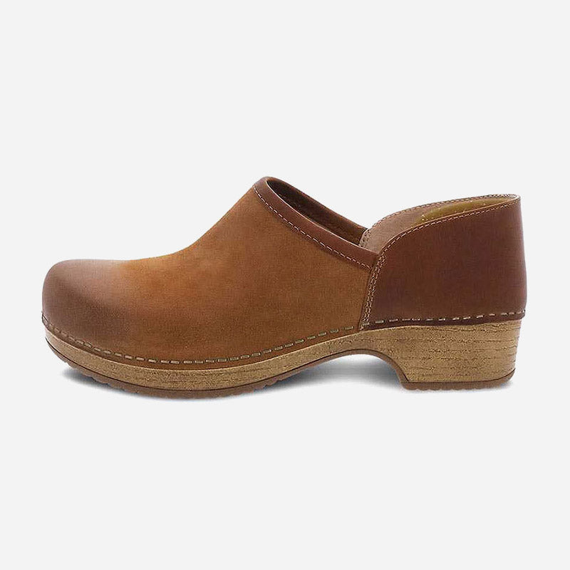 Brenna Tan Burnished Suede